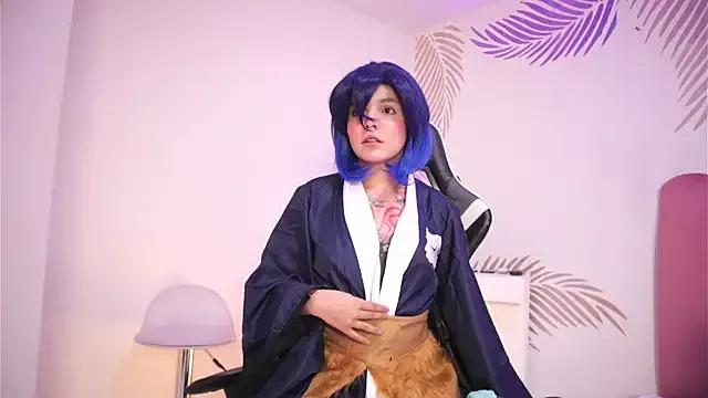 dianebleu from StripChat is Freechat