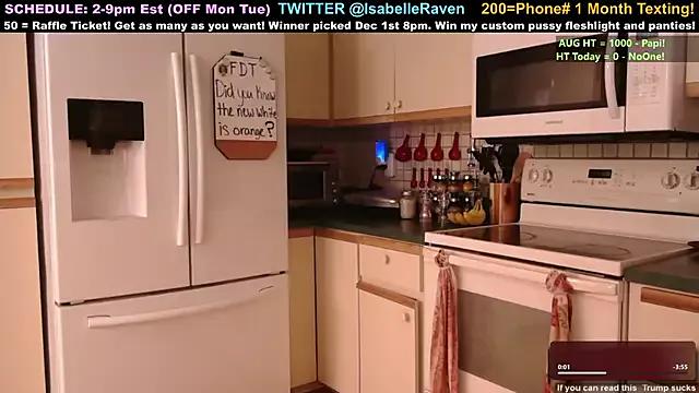 IsabelleRaven from StripChat is Freechat